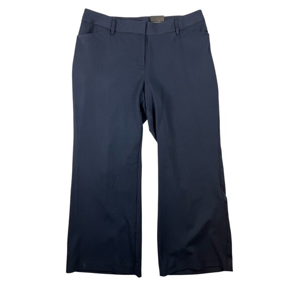 Lane Bryant Houston Relaxed Classic Fit Pant  Size 16s short  NWT  Midnight Blue - Picture 1 of 5